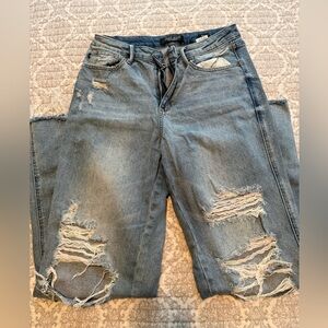 Judy Blue Distressed Blue Jeans